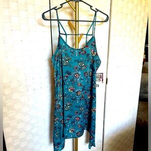 Trixxi Floral Silk Dress